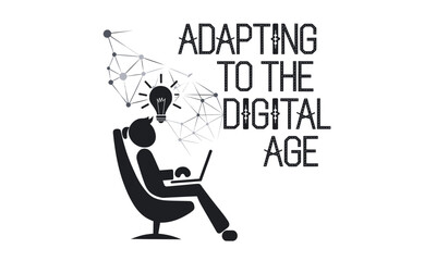 Digitalization Marketing vector graphics