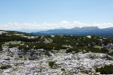 The view from Krippenstein mountain, Austria	