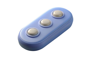 3D Illustration of a Remote Control Design