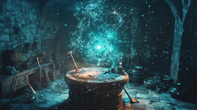 Mystical Alchemy Occurs Within An Ancient Stone Workshop