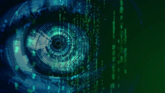 abstract background with eye circles