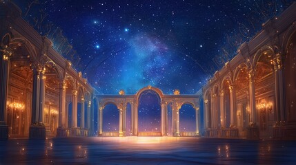 Grand Ballroom Underneath A Starry Night Sky