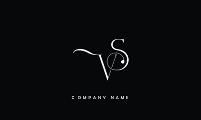 VS, SV, V, S Abstract Letters Logo Monogram