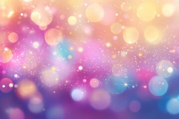 Fototapeta premium Cheerful glow: softly lit holiday ambiance with a blissful celebration's warmth and cozy sparkle