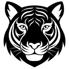 tiger head vector