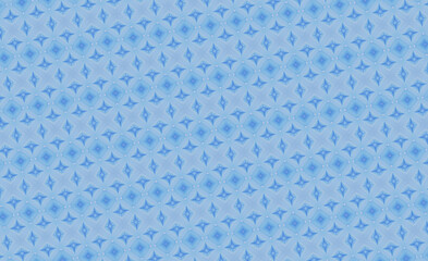 Geometric  pattern in shades of light and medium blue