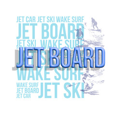 Extreme sports inscriptions, poster