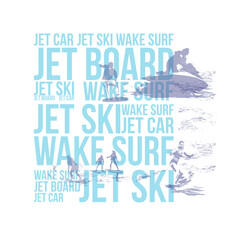 Extreme sports inscriptions, poster