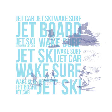 Extreme sports inscriptions, poster