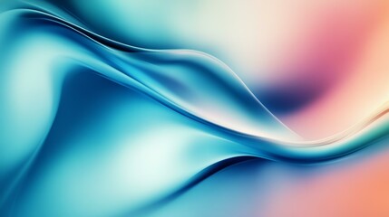 Fototapeta premium Abstract Flowing Waves of Color