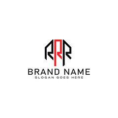 RRR letter logo design. RRR business and real estate monogram logo vector template.