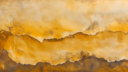 Vintage aged parchment paper texture with worn edges and antique yellowed appearance abstract photo. Parchment. Illustration