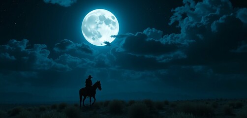 silhouette of a person sitting on the moon, texan