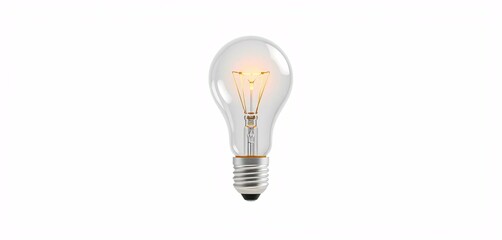 light bulb isolated on white
