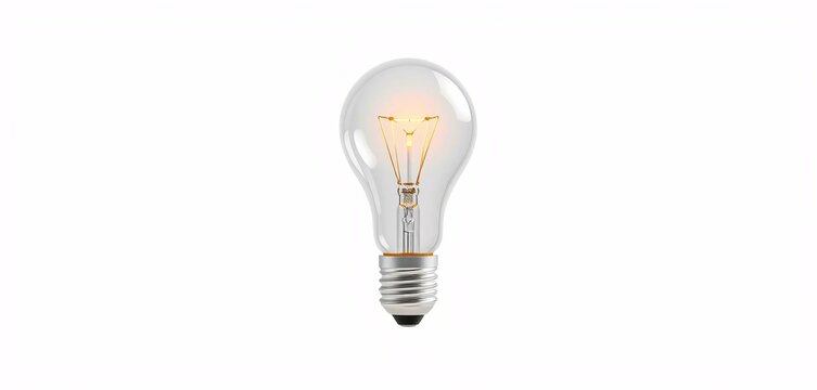 light bulb isolated on white