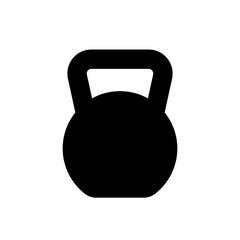kettlebell icon. kettlebell vector symbol
