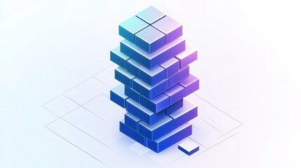 Futuristic 3D composition with silver and gold elements

