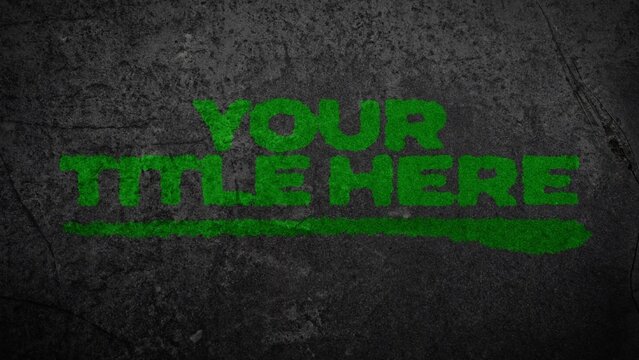 Concrete Grunge Clean Title Intro