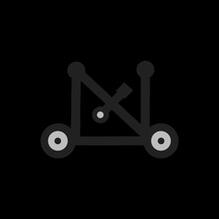 Letter N Bicycle Logo