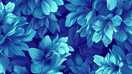 cerulan seamless pattern wallpaper