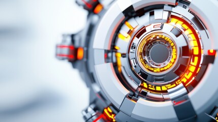 Dynamic technology design futuristic setting digital art abstract view