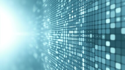 Obraz premium Abstract Digital Light Grid Pattern