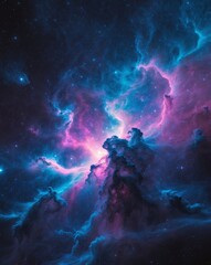 Cosmic Nebula Displays Vibrant Colors and Rich Textures of Deep Space