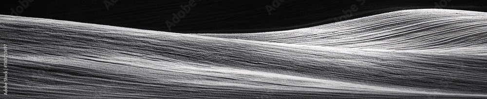 Poster monochrome undulating fields abstract nature texture background