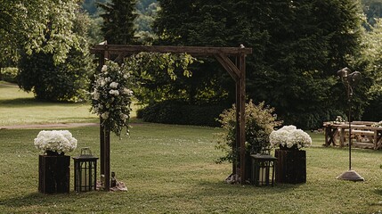of white hydrangeas in a ceremonial arrangement, highlighting their purity and elegance. | Hydrangea 