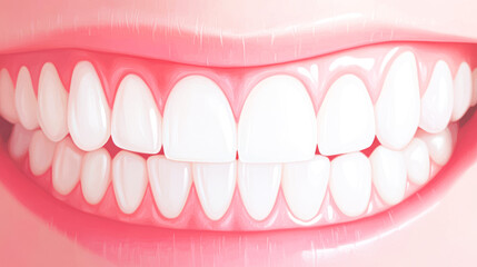 Obraz premium Bright smiles dental care oral hygiene tips home close-up health