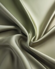 Green brown silk satin Gradient Olive color Luxury abstract background for design Light dark shade M.