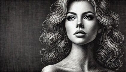 portrait of a woman generative Al