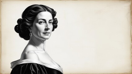 portrait of a woman generative Al