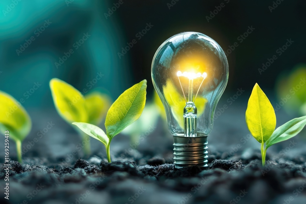 Poster advanced r&d concepts with digital innovation tools for progressive solutions in business and techno