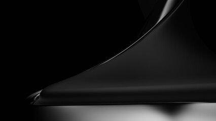 3d Abstract black background Illustration. 3d rendering illustration not AI