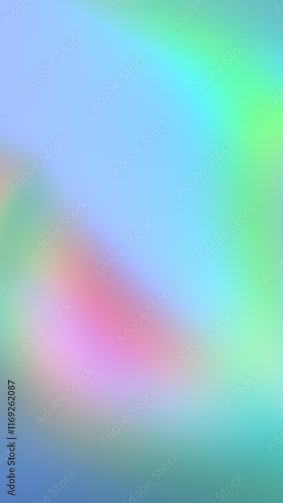 Aufkleber abstract holographic neon foil. colorful abstract vertical background. 3d rendering illustration not