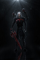 Naklejka premium portrait of a person