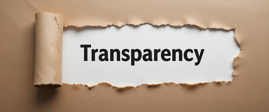revealing hidden truths, the symbolism of transparency through torn kraft paper
