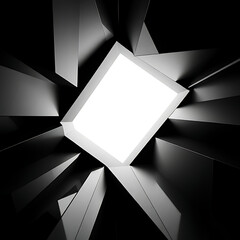 A Symphony of Gray: An Abstract Exploration of Form and Space
