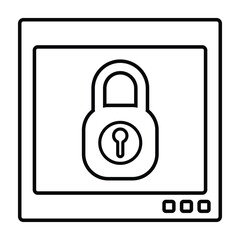 High-Quality Lock, Password, Server Icon Set for Web & App Security