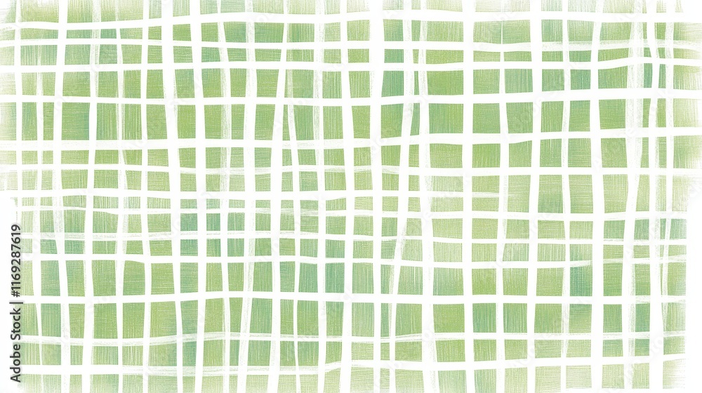 Aufkleber a textured green and white grid pattern, suitable for backgrounds or design elements.