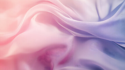 Fototapeta premium Soft pastel pink and purple fabric drapes beautifully