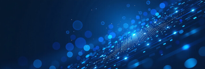 abstract business tech science vector backdrop features blue pixel pattern fintech finance background abstract