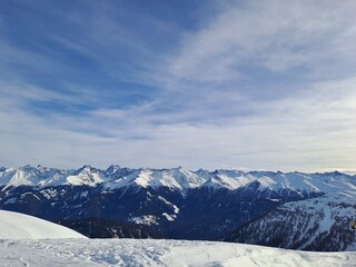 Bergspitze in den Alpen