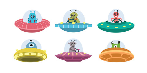 Alien illustration. Ufo spacedhip. Ufo collection. Scifi. Universe exploration. Space exploration. Spacecraft.  Flying saucer. Spaceship. 