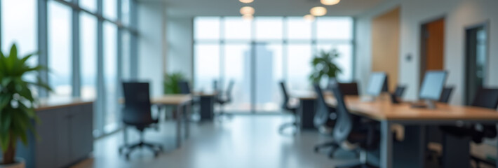 blurry office interior used backdrop business