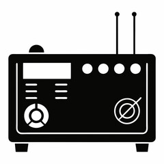 Signal Amplifier Silhouette Vector Art