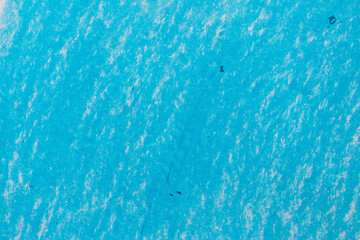 Blue oil pastel paint texture background