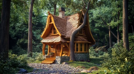 Enchanted Forest Cottage: A Fairytale Home in the Woods