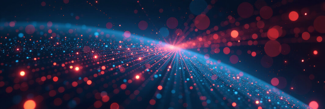 futuristic dots create modern stylish interface various devices computers daily everywhere always available